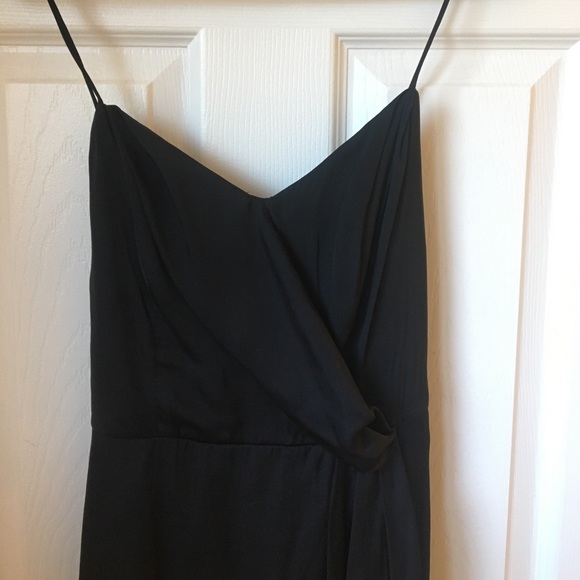 Banana Republic Strappy Drape Front Dress - Black - Picture 4 of 7